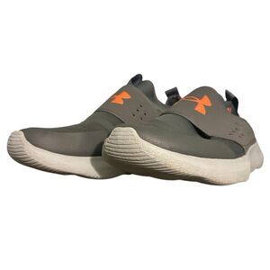 Under Armour Mens Runplay Running Shoe 3024870-104 Sz 13 Dark Gray/Orange